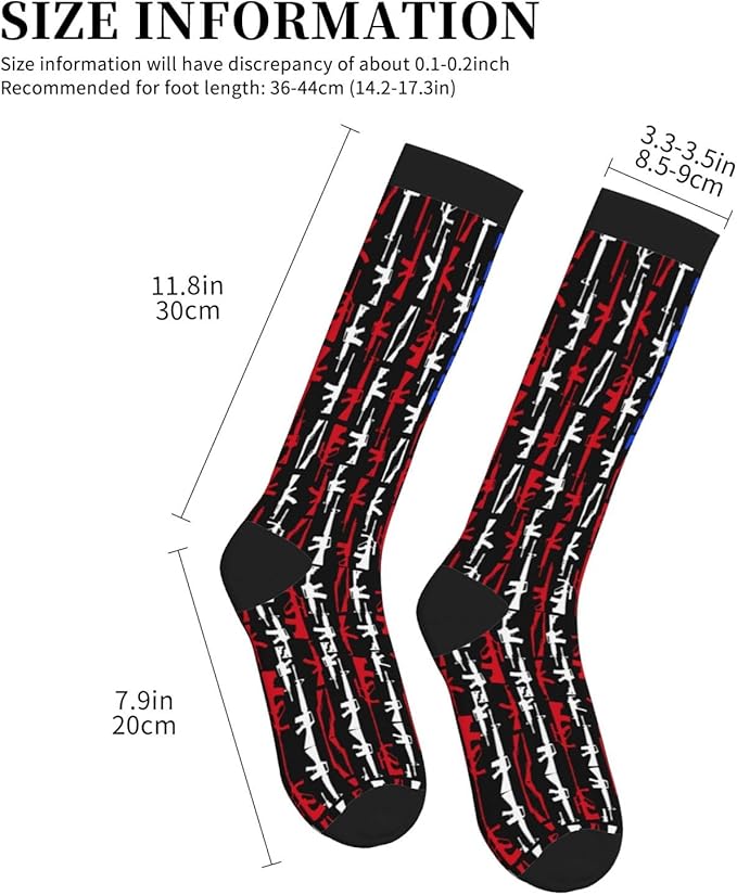 Compression Socks Knee High Circulation Support Socks For Women Men Athletic Running Work Hiking Cycling Travel