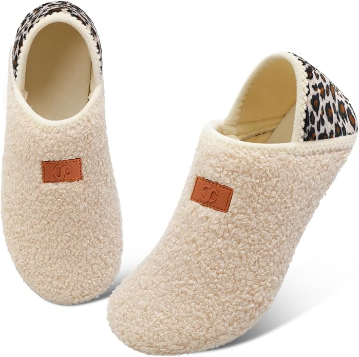 Scurtain Unisex Adults Rubber Sole Slippers