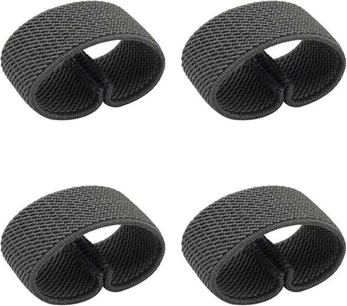 TACNEX Elastic Belt Keepers Strap Organizers Belt Loop Stays Backpack Straps Holder Retainer Band for 1.5" Wide Belts/Straps