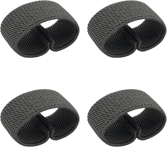 TACNEX Elastic Belt Keepers Strap Organizers Belt Loop Stays Backpack Straps Holder Retainer Band for 1.5" Wide Belts/Straps