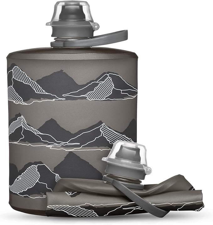 HydraPak Stow Collapsible Water Bottle – 350ml, 500ml, 1L – Ultralight, Leak-Proof, BPA-Free, Filter Compatible Travel & Hiking Flask