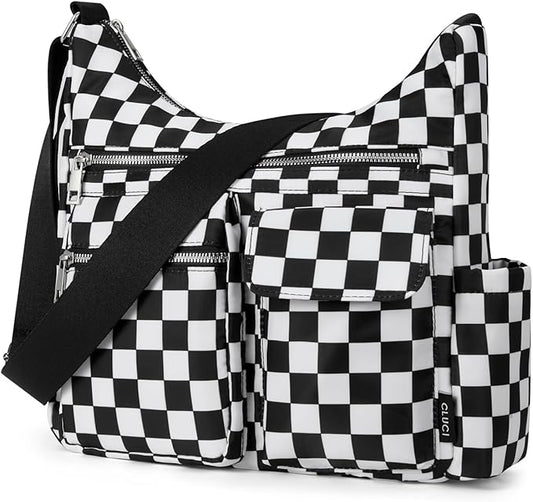 CLUCI Travel Purses for Women, Waterproof Nylon Crossbody Bags for Woman Trendy, Anti Theft Shoulder Handbags for Ladies