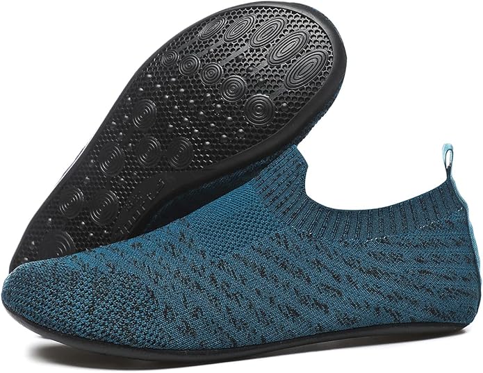 SLEVEL Lightweight Non Slip Travel Indoor Grip House Slipper Socks Unisex Adult Around The House Floor Home Shoes for Women Men