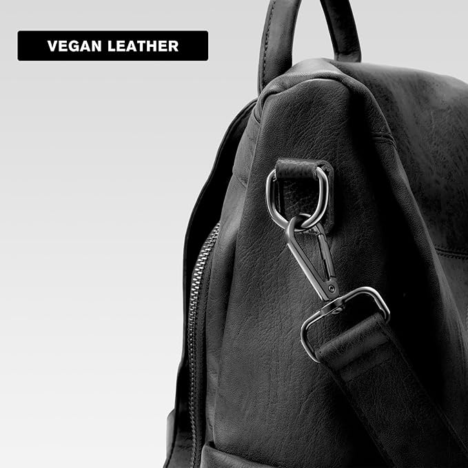 molshine Backpack,Fashion Casual Travel PU Leather Daypack Bag Shoulder Rucksack Handbags for Women HB041