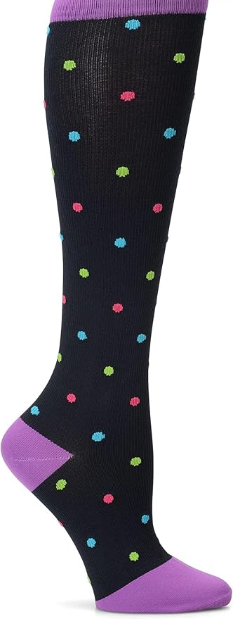 Nurse Mates Women's Calf Socks | 12-14 mmHg Compression | Superior Support & Comfort | 1 Pair
