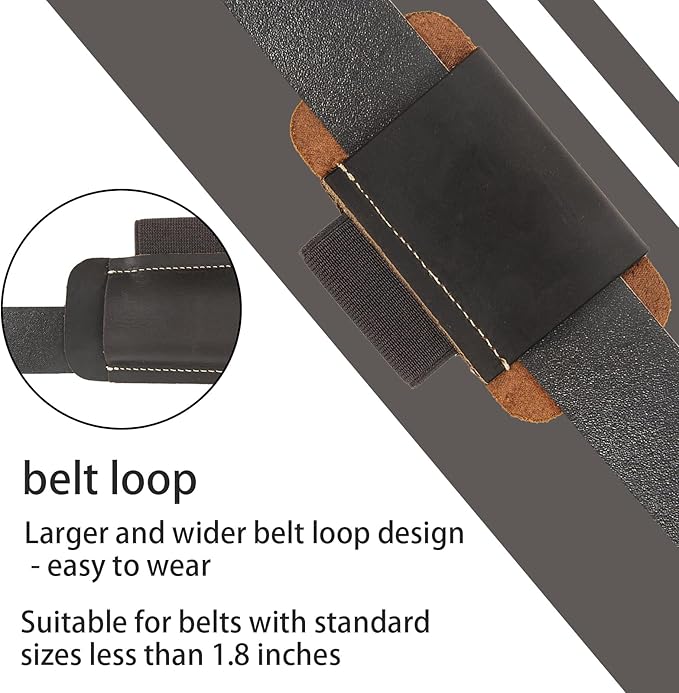 Leather Knife Sheath for Belt,Knife Sheath,Horizontal Carry Pocket Knife Holder,EDC Belt Organizer,Compact Draw Knife Holster,EDC Pocket Organizer,Sheath for Folding Knife