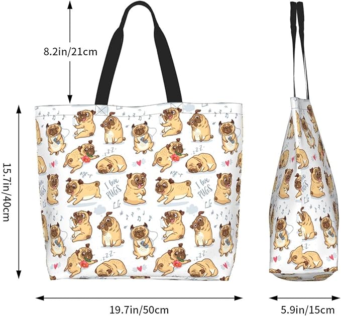 Tote Bag for Women Large Beach Bag Reusable Grocery Bags Handbag for Travel Shopping