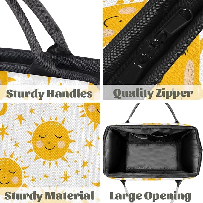Sun Overnight Weekender Bag for Women Men Travel Duffel Bags Waterproof Luggage Carry on Sports Yoga Gym Bag