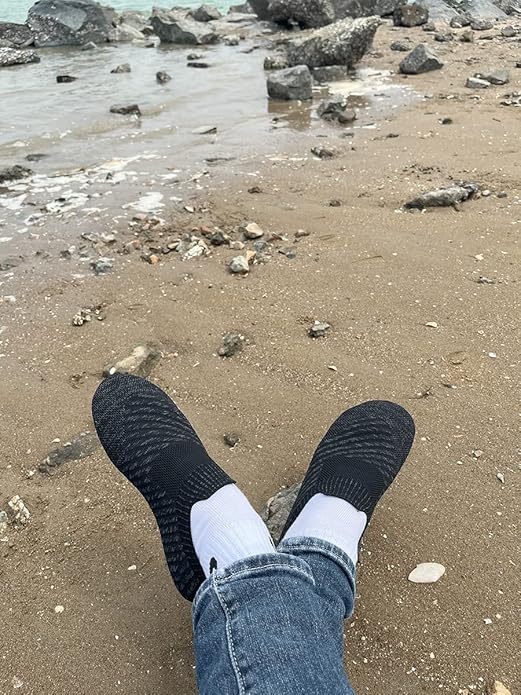SLEVEL Lightweight Non Slip Travel Indoor Grip House Slipper Socks Unisex Adult Around The House Floor Home Shoes for Women Men
