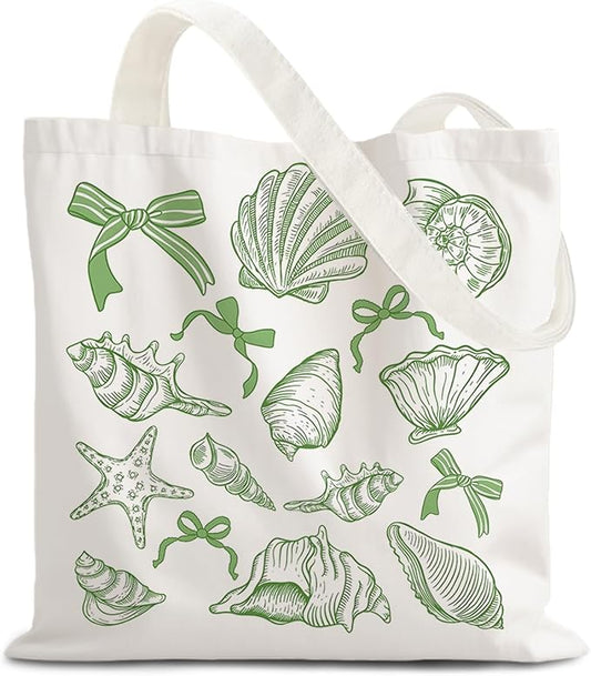 FBB Ocaen Beachy Ocean Sea Fish Reusable Grocery Shopping Bag