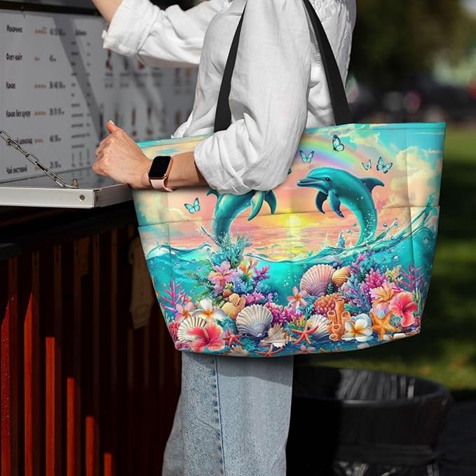Extra Large Beach Bags For Women, Waterproof Beach Totes Bags For Women, Lightweight Foldable Pool Bag With Zipper