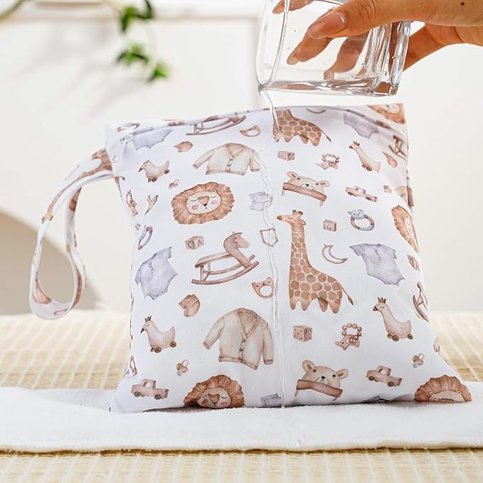 3-Piece Waterproof Wet Dry Bag Set with Zipper - Durable Travel Organizer for Swimming, Diapers, Baby, Gym & Beach Accessories