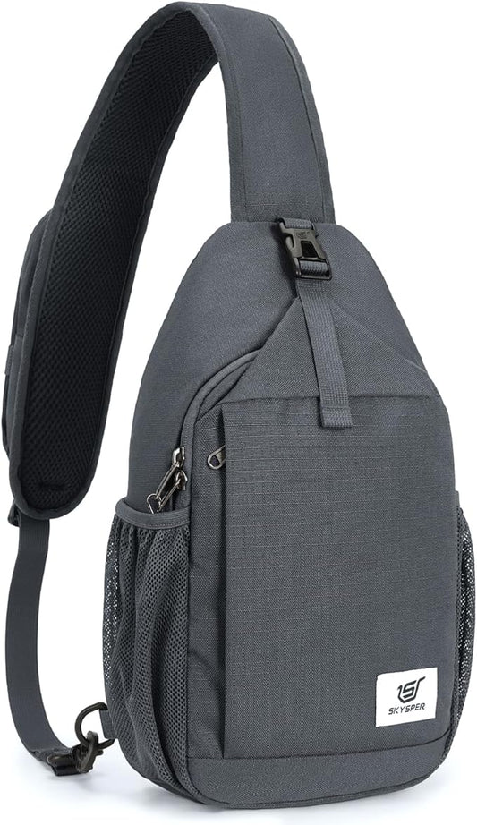 SKYSPER Sling Bag RFID Cross Body Bag Recycled Crossbody Backpack Travel Daypack
