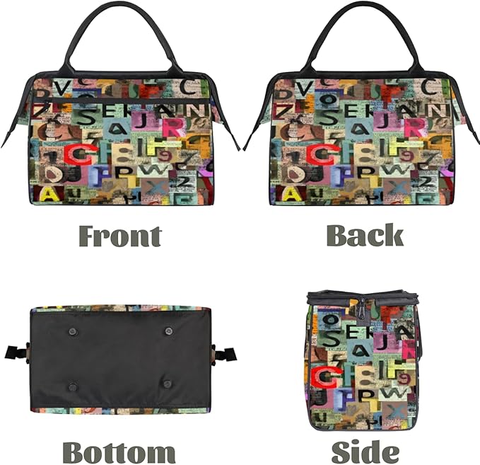 Colorful Graffiti Overnight Weekender Bag for Women Men Travel Duffel Bags Waterproof Luggage Carry on Sports Yoga Gym Bag