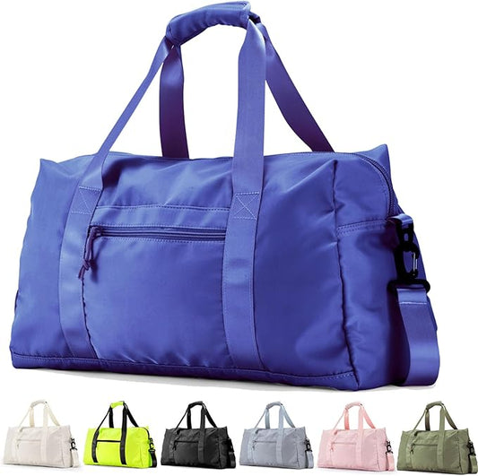 Travel Duffle Bag,Sport Gym Bag for Men And Women with Wet Pocket,Weekender Bag Carry On Tote Bags for Airplane