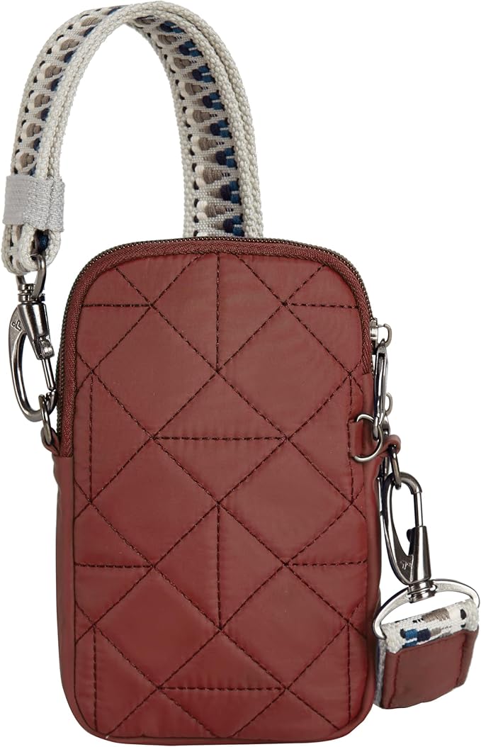 Travelon Anti-Theft Boho 2 Compartment Phone Crossbody