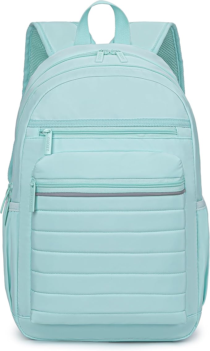 KEOFID Travel Backpack for Women, Womens Work Backpacks, Anti-theft Backpack Purse, Back pack for College Girls, Carry-On Travel Backpacks,Bookbag(Light Green)