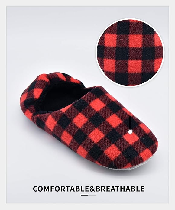 Panda Bros Slipper Socks for Women Grippers, Fuzzy Cozy Fleece Slipper Socks, Soft, Warm House Slippers