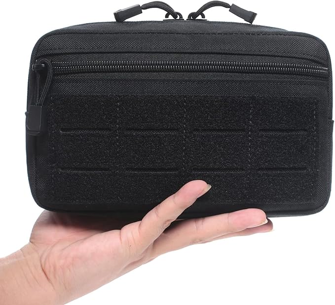 Tactical MOLLE EDC Tool Pouch – First Aid Kit Bag & Phone Holder, Compact EMT Utility Waist Pack for Outdoor Sports, Hunting, Survival, and Emergency Gear Accessories
