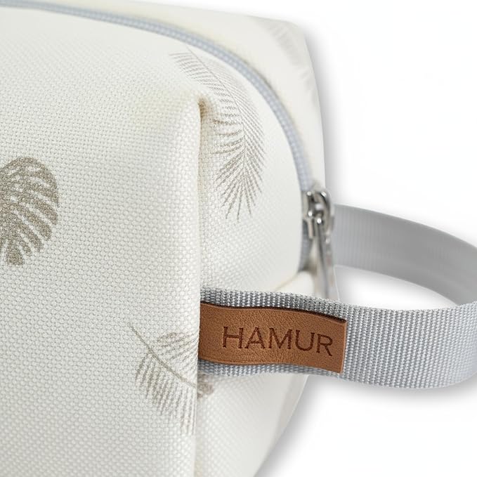 HAMUR HOME Reusable Wet Dry Bag – Water-Repellent Travel Organizer with Protective Inner Lining for Baby Diapers, Swimwear, Gym Clothes, or Toiletries, Melis Wet Dry Bag