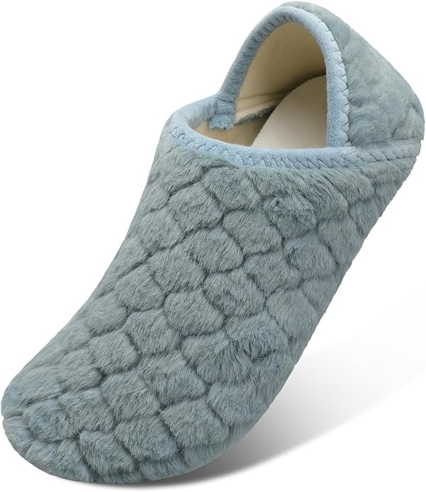 Scurtain Unisex Adults Rubber Sole Slippers