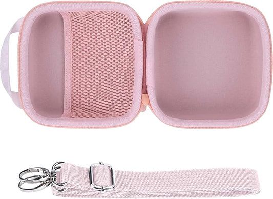 Storage Case Compatible with Fujifilm Mini 12/11 Instant Camera (Blush Pink Case)
