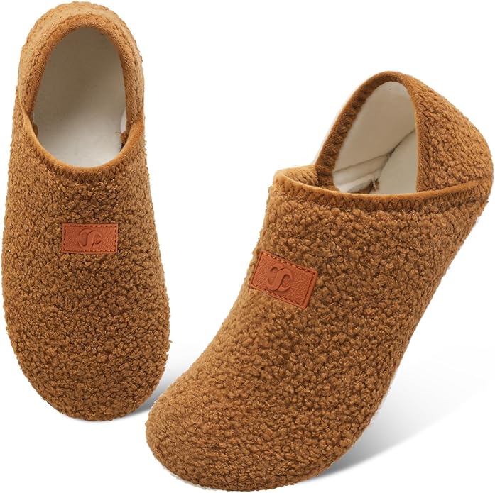 Scurtain Unisex Adults Rubber Sole Slippers