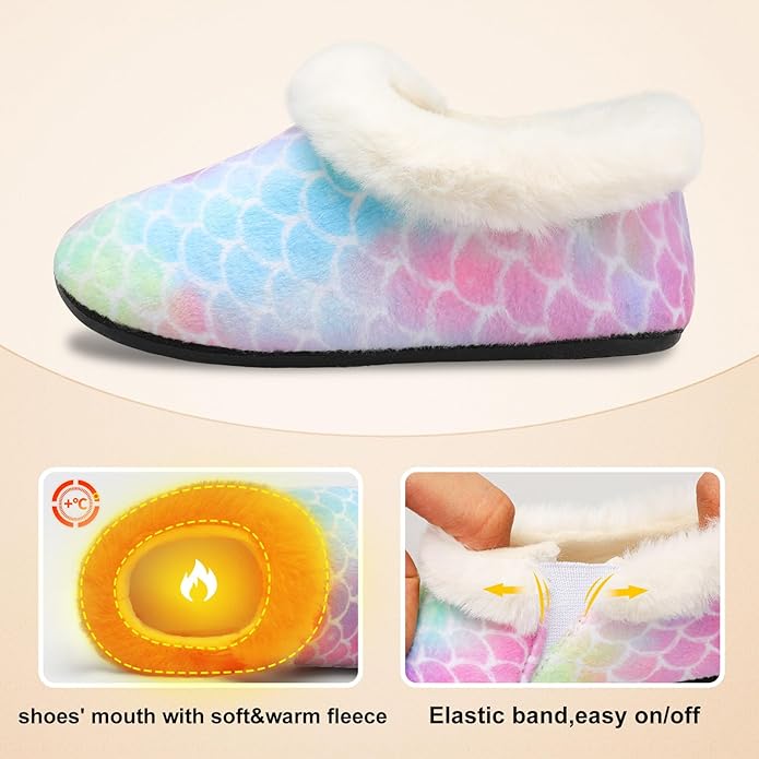 Centipede Demon Toddler Slippers for Boys Girls Slip on Kids Baby Toddlers House Shoes Lightweight Barefoot Furry Sock Shoes Indoor Outdoor Warm Walking Shoes