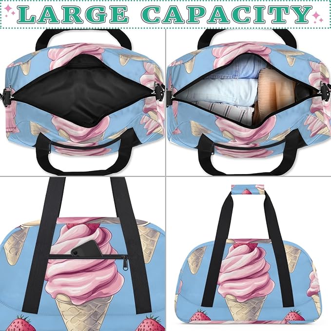 Pink Sweetener Kids-Duffel-Bags Gymnastics Dance Bag Carry-On Overnight Travel Gym Lightweight Dance Sports Bags For Girls Boys Kids，
