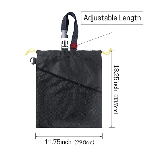 GNEGNI 2PCS Car Garbage Can, Hanging Car Trash Bag with Waterproof Leakproof Lining