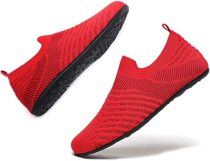 ditont Non-Slip Indoor House Slippers Lightweight Comfortable Grip House Home Shoes for Men Women