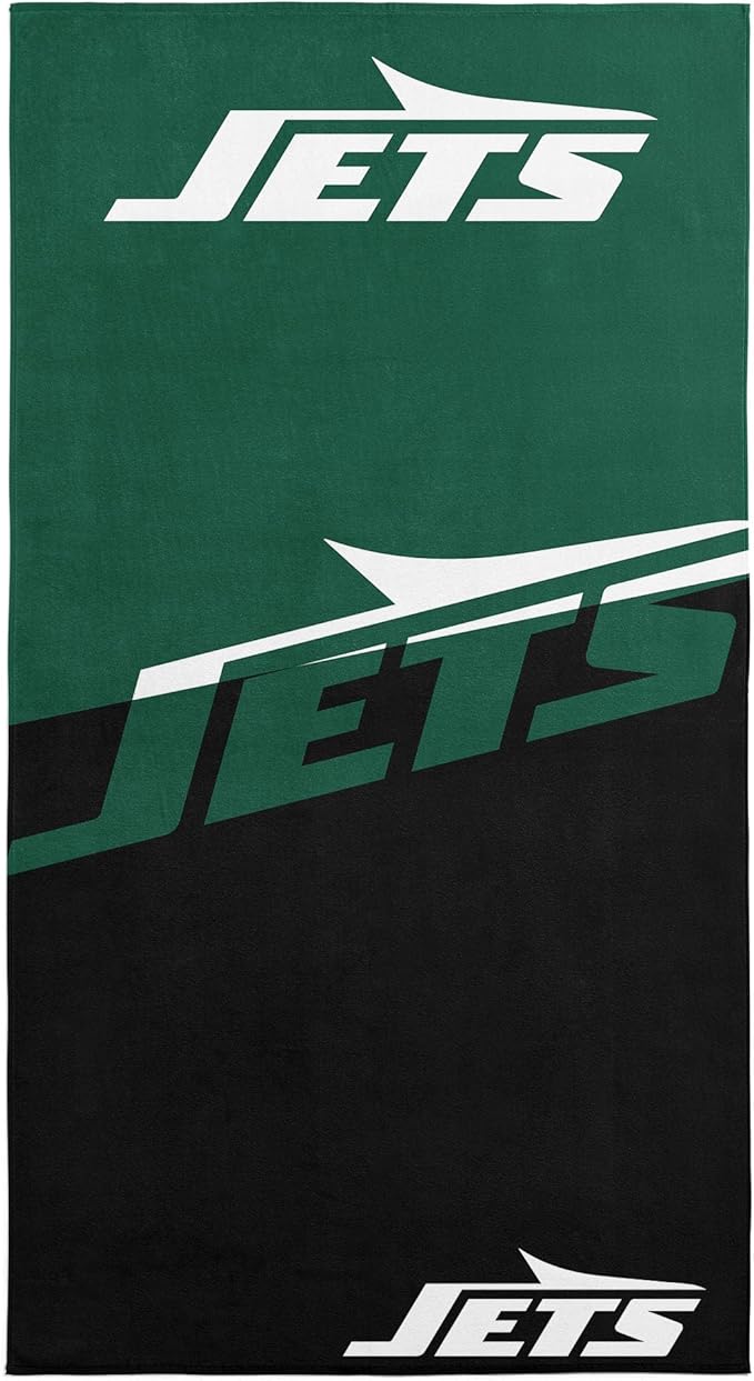 Northwest NFL Oversized Microfiber Beach Towel, 60 x 70 Inches – Quick Dry, Sand Resistant, Lightweight, Highly Absorbent, Shibori Design