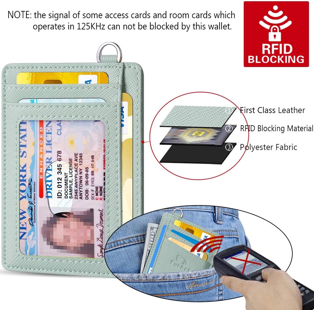FurArt Slim Minimalist Wallet, Front Pocket Wallets, RFID Blocking, Credit Card Holder for Men & Women