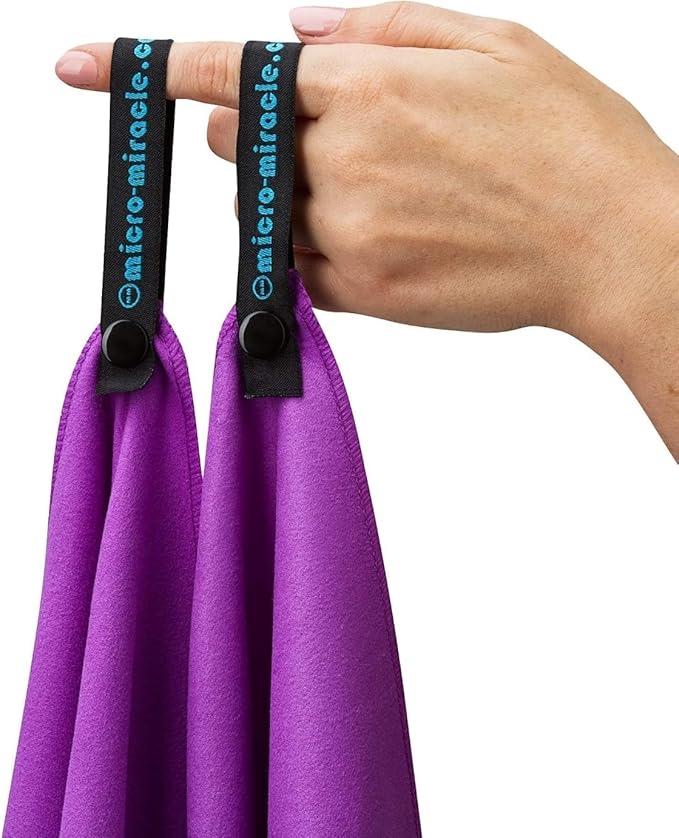 2-Pack Microfiber Towel - XXL Travel Quick Dry and Extra Soft Microfiber Towels, Lightweight and Compact for Gym, Swim Practice, Travel, Backpacking, Camping, RV, Beach, Camping