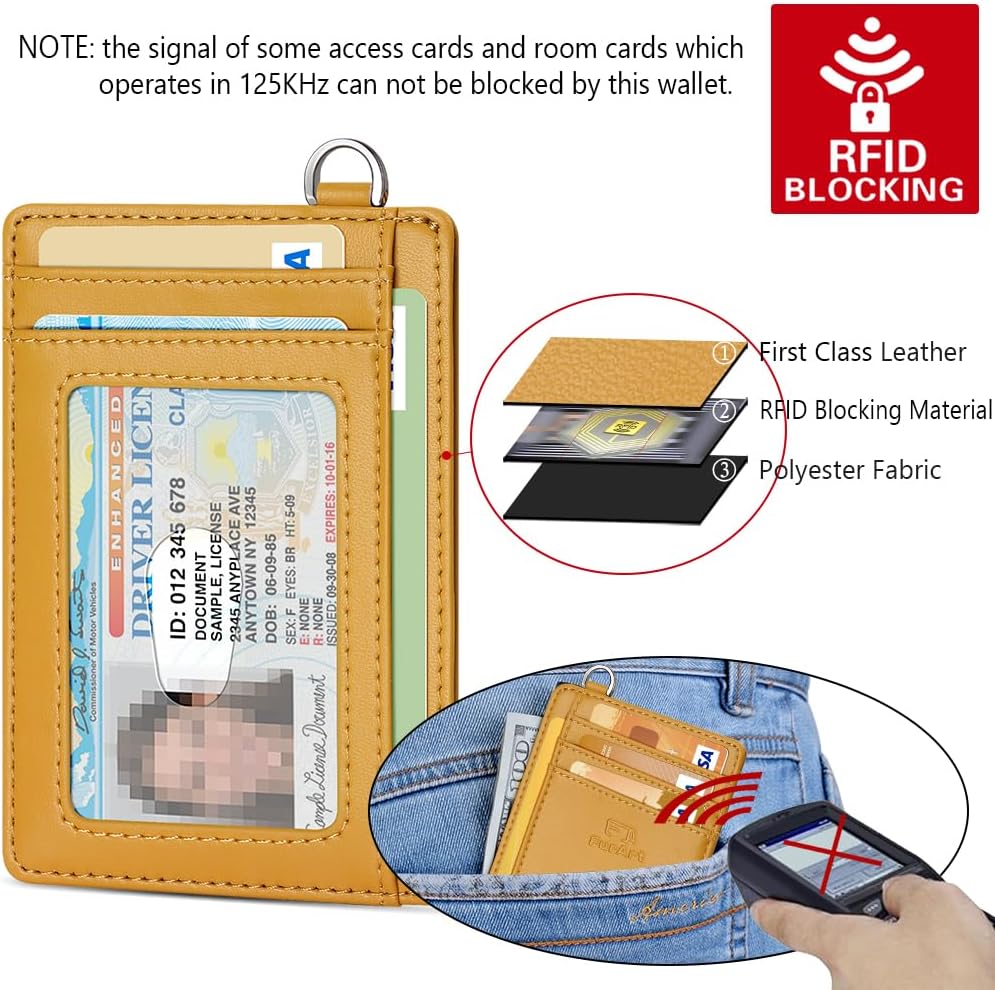 FurArt Slim Minimalist Wallet, Front Pocket Wallets, RFID Blocking, Credit Card Holder for Men & Women
