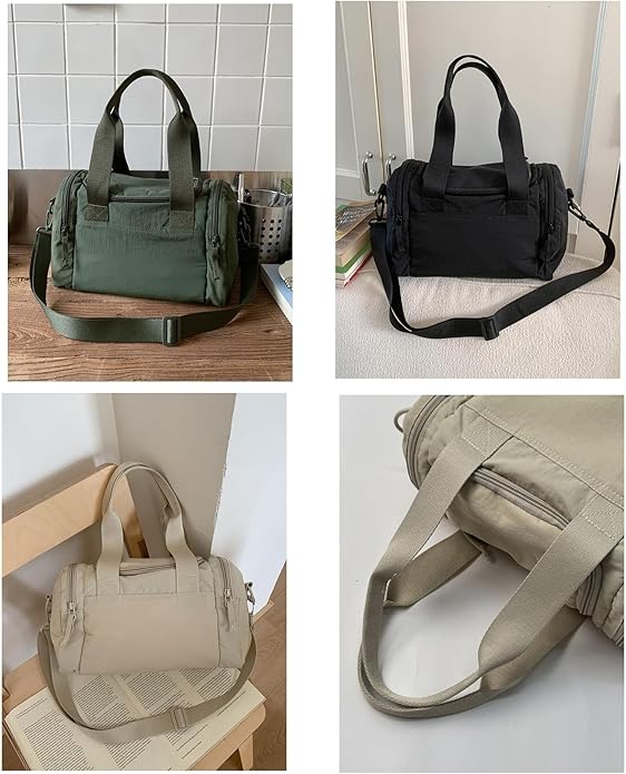 Stylish Convertible Shoulder Bag, Spacious Interior Wear for Daily Commute Outdoor Activities Ergonomic Gym Bag