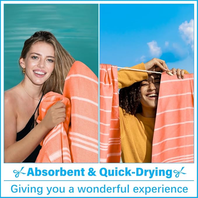 Oversized Turkish Beach Towel Blanket XXL Cotton Sandproof Towels Boho Woven Extra Large Big Sand Free Giant Throw Blankets Huge Quilt XL Picnic Camping Necessities Cloud for Adult Gifts