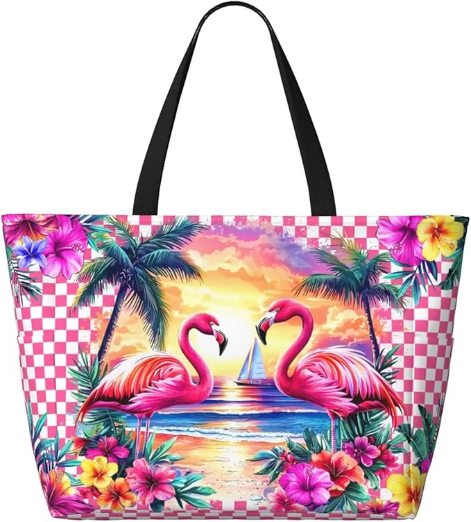 Extra Large Beach Bags For Women, Waterproof Beach Totes Bags For Women, Lightweight Foldable Pool Bag With Zipper