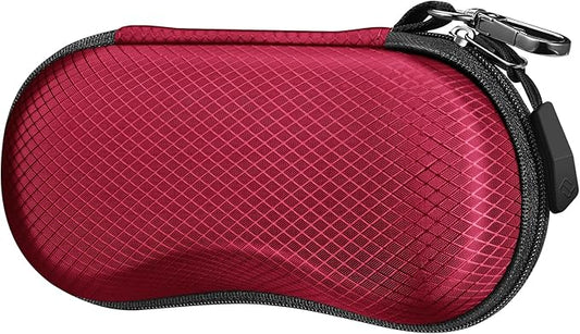 FINTIE Sunglasses Case, Hard EVA Shell Shockproof Sport Glasses Case with Metal Carabiner Travel Zipper Eyeglasses Holder