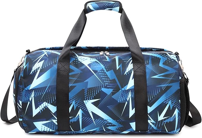 Dance Bag for Boy and Girls Duffle Gymnastics Gym Overnight Travel Sports Ballet Weekender Sleepover Carry On Bag with Shoe Compartments Water Resistant