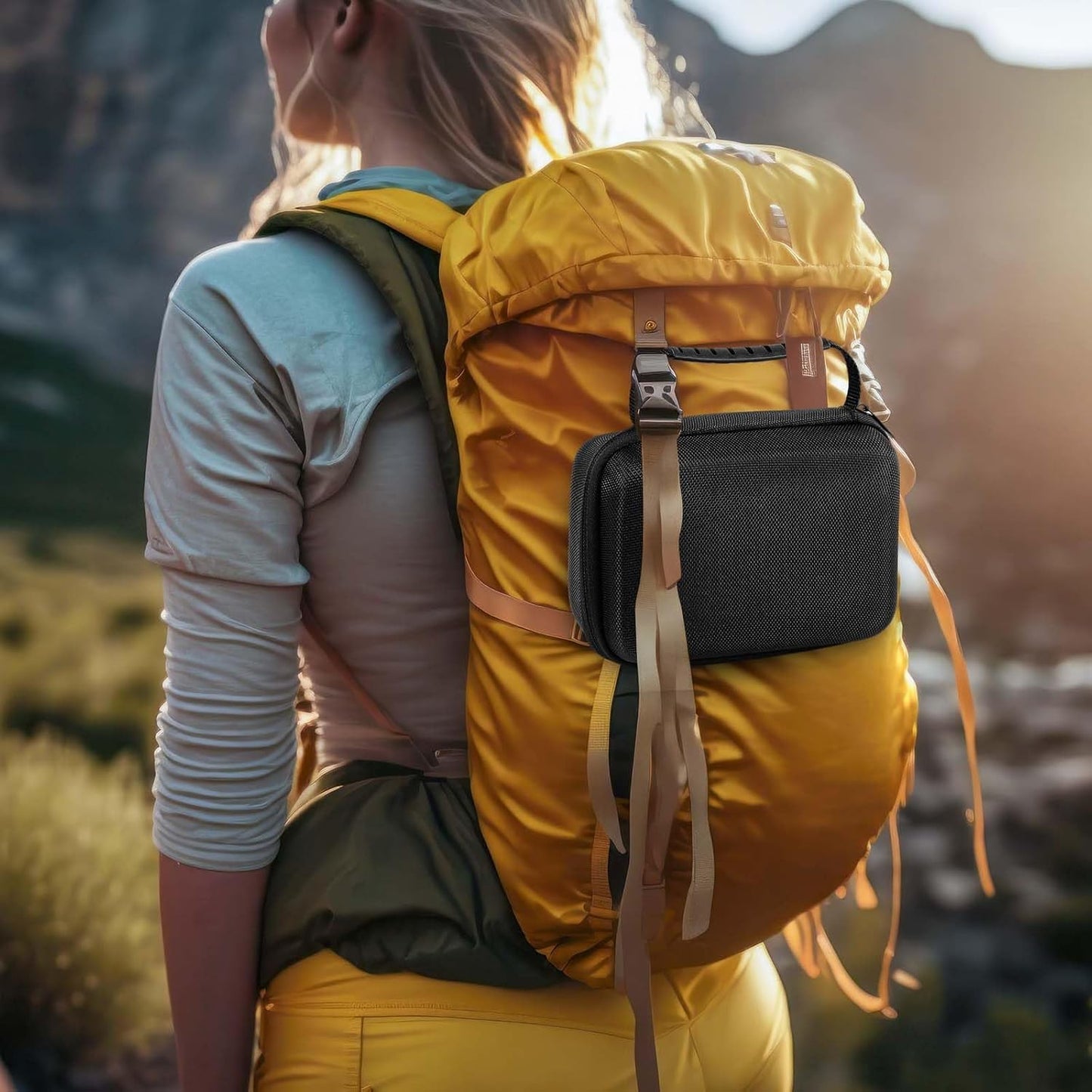 EVA Hard Case with Customizable Foam Protective EVA Carrying Case Shockproof Outdoor for Camera, Digital Products, Electronic Instruments with Knife(Black,12.6 x 12.2 x 3.5 Inch)