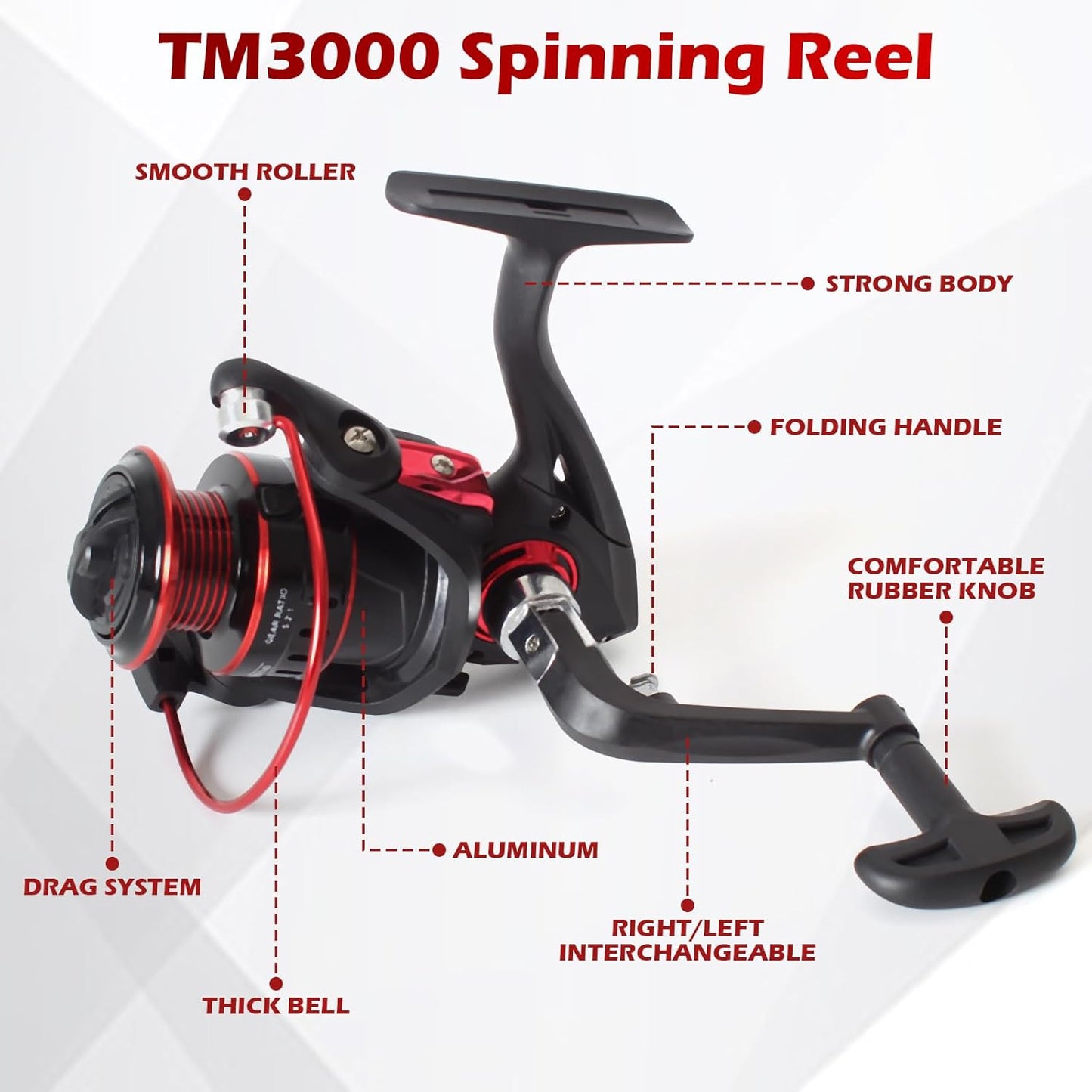 Fishing Rod and Reel Combo Set - 2PCS 6.89ft Collapsible Carbon Fiber Rods with Spinning Reels Fishing Lures Carrier Bag for Travel Saltwater Freshwater Complete Fishing Pole Kit for Anglers