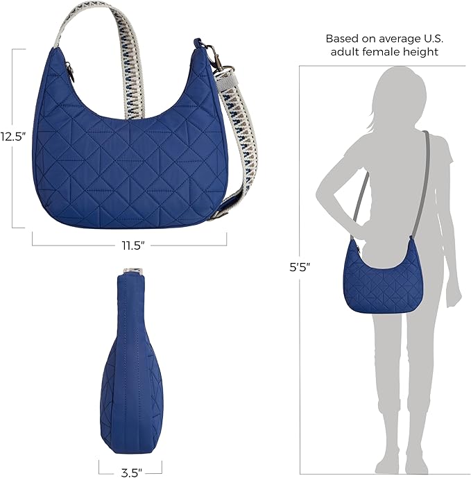 Travelon Anti-Theft Boho Slouchy Crossbody | Anti-Theft