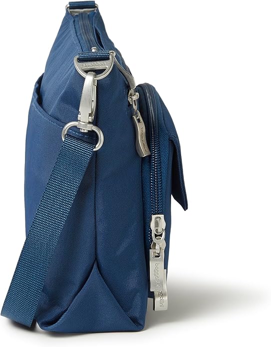 Baggallini Original Everyday 11x7.5 Crossbody Bags Rfid Protected Lightweight Nylon Zippered Travel Purse