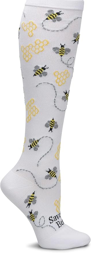 Nurse Mates Women's Calf Socks | 12-14 mmHg Compression | Superior Support & Comfort | 1 Pair