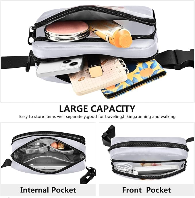 Valentine Teddy Bear Roses Fanny Pack for Women Men Water Resistant Fashion Waist Packs with Adjustable Strap Belt Bag for Travel Workout Jogging Hiking 21217875