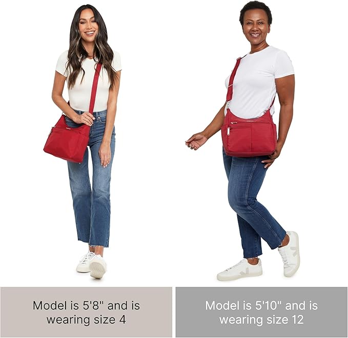 Baggallini Women's Securtex Anti-theft Free Time Crossbody Bag | Securtex, Anti-Theft