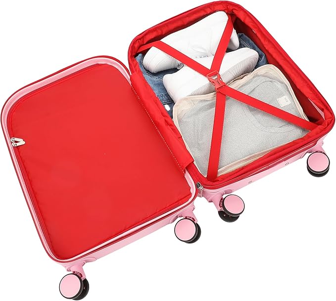 Bioworld Hello Kitty Favorite Character 22" Hardside Molded Luggage