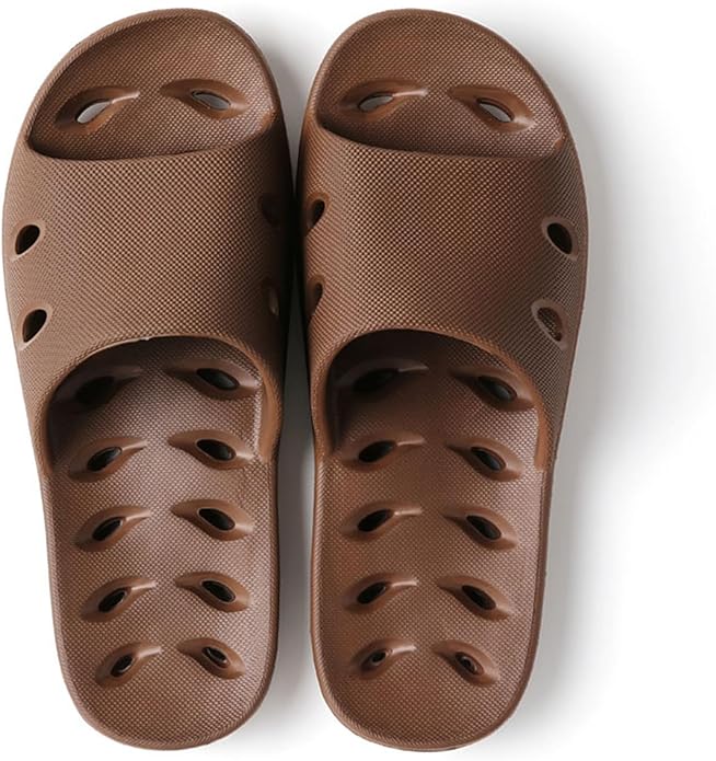 Shower Shoes Quick Dry Non-Slip Women Slippers Sandals Men Bathroom Flip-Flops for College Dorm Room Essentials Shower Sandals Slides Pool Gym Spa