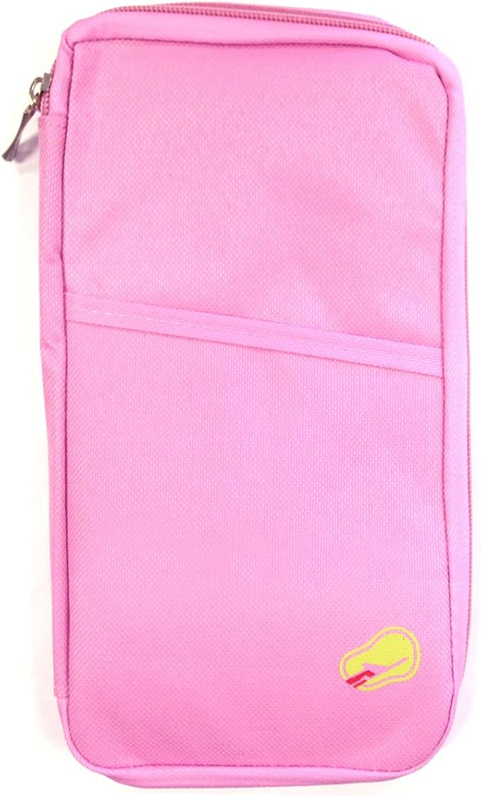 Wrapables® Passport and Travel Documents Holder, Pink